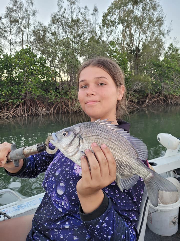 Grunter river fishing