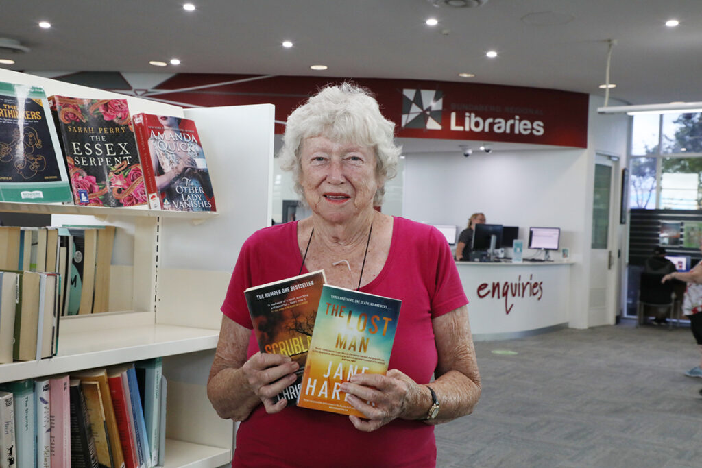 Pauline library volunteer