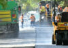 Asphalt resurfacing works