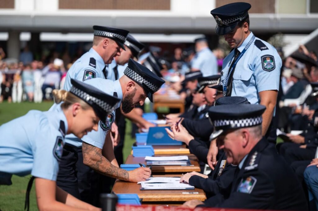 Bundaberg police recruits