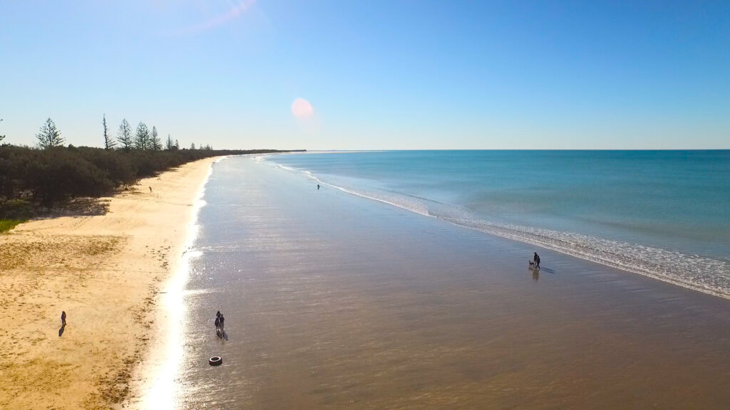 smooth glassy ocean