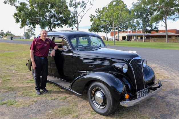 W naszym garażu z Chevroletem Iana Jeffreysa z 1937 roku Bundaberg oferuje teraz dobre wieści za darmo.