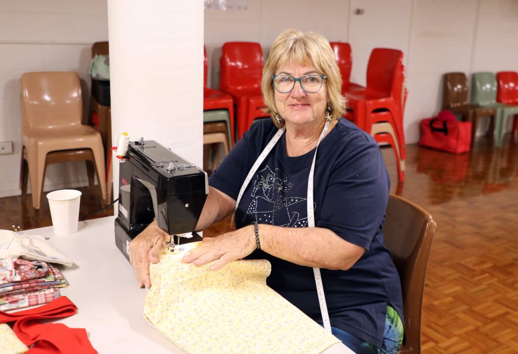 Sewing bee Boomerang Bags