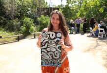Milbi Dreaming Stone Painting