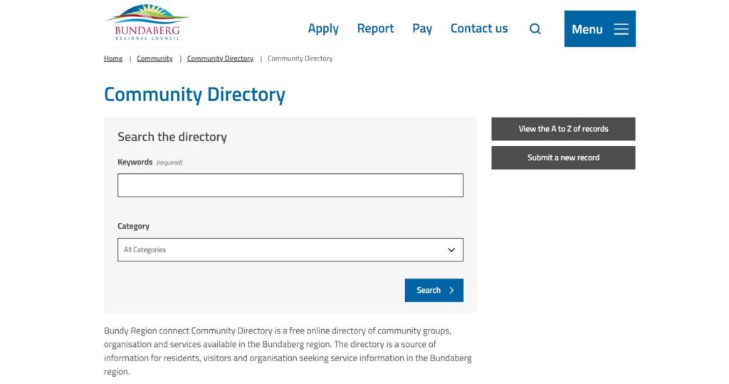 bundaberg community directory