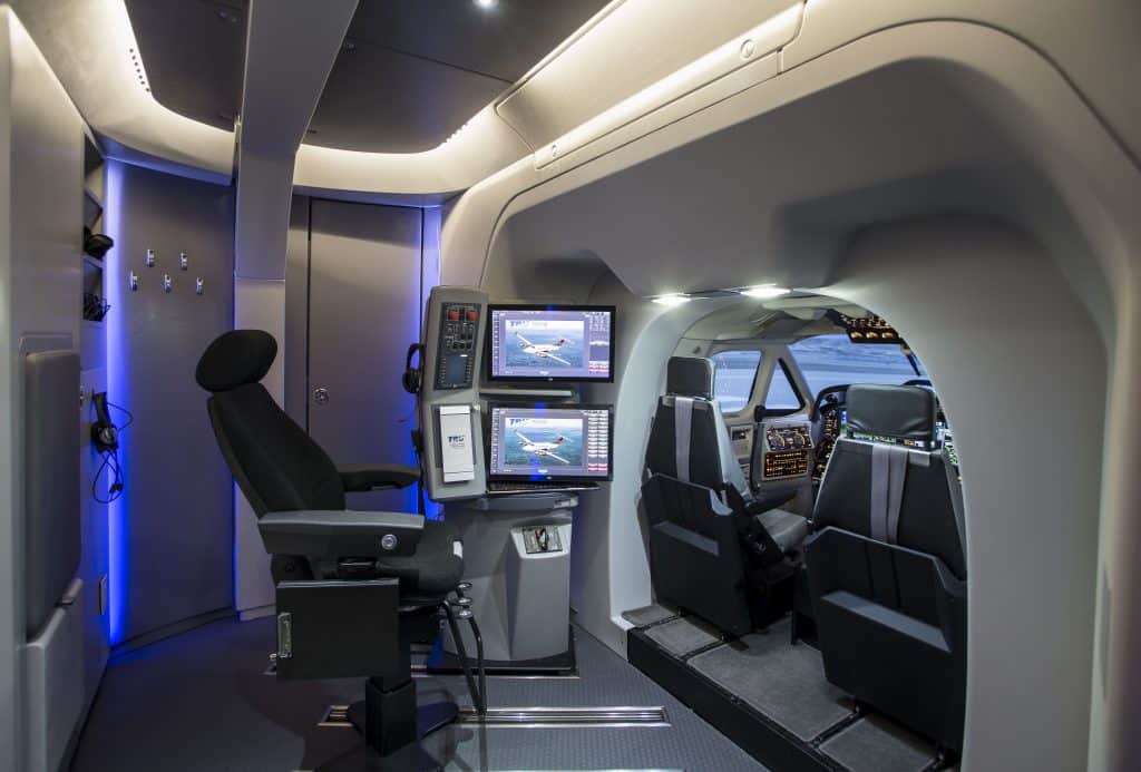 aircraft training simulator