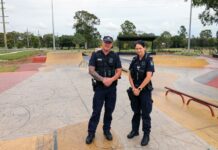 Police walla street skate park security