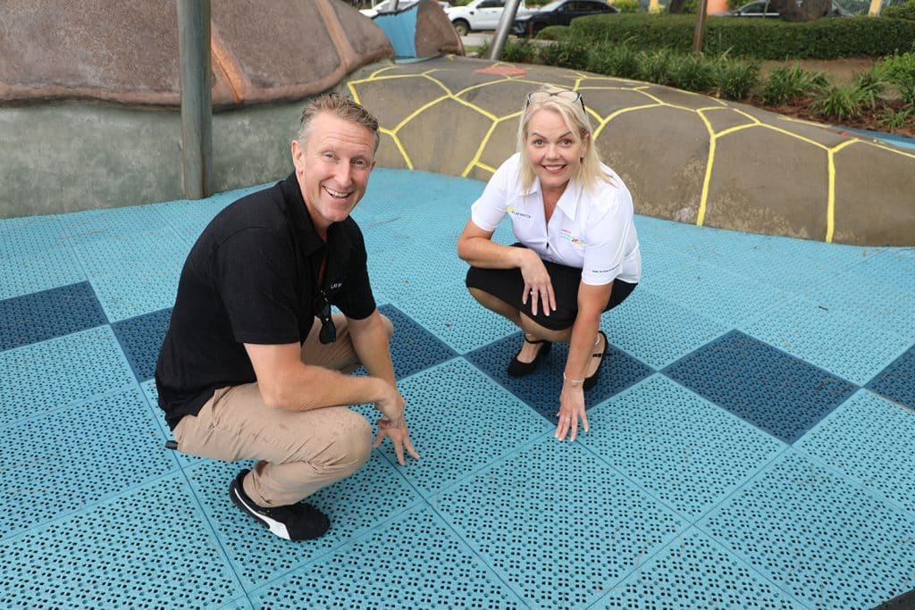 Bargara Turtle Playground surface