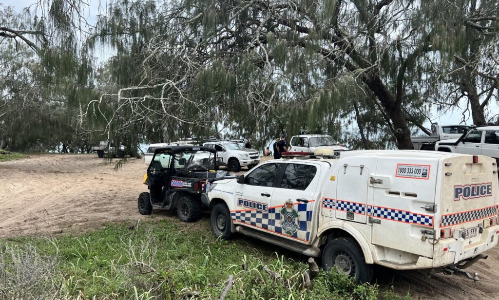 Police beach operation