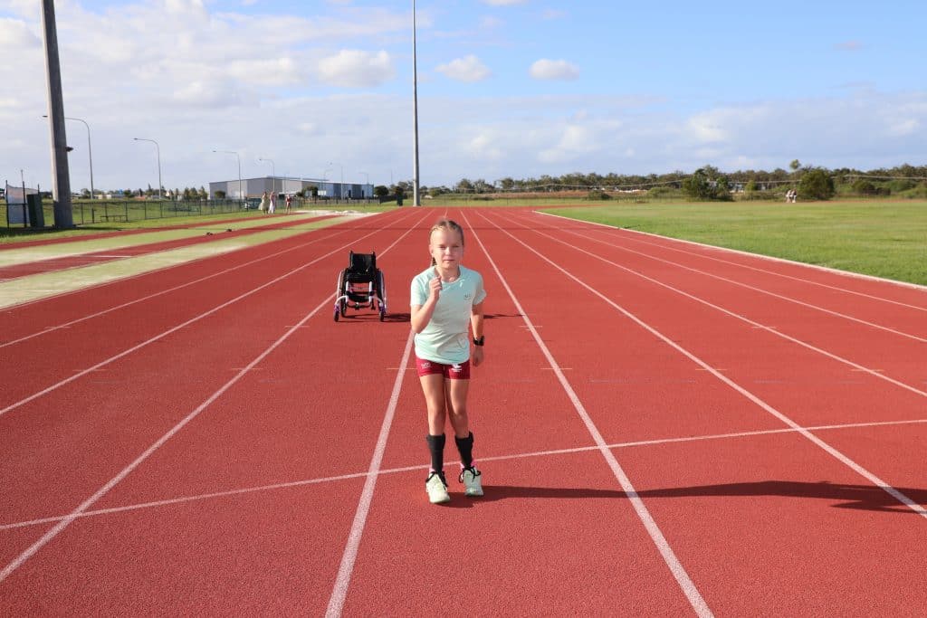Hallee McCoombes Australian record para-athlete