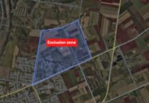 Police exclusion zone