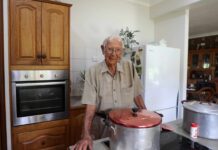 Lenten Soup NightActive community member Tony Osborn turns 100