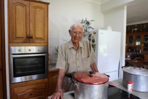 Lenten Soup NightActive community member Tony Osborn turns 100
