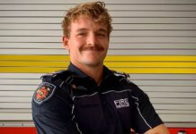 Jack Battleday Australian Firefighter Rugby League Anzac Day NRL match