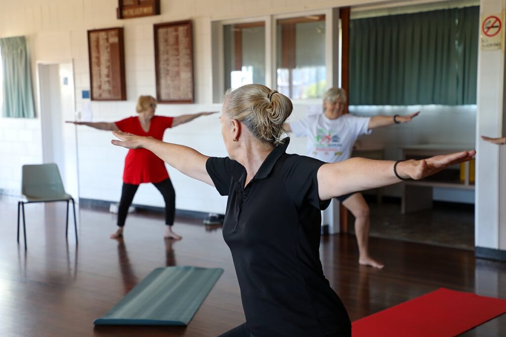 Yoga Stretching.