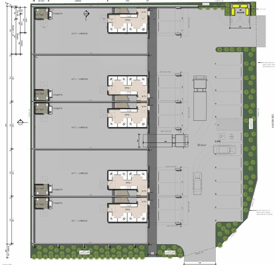 Aviation precinct development