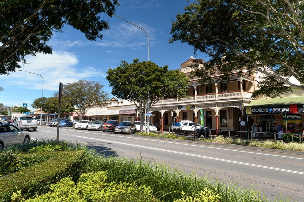 budget wrap Childers CBD Palace Memorial Building