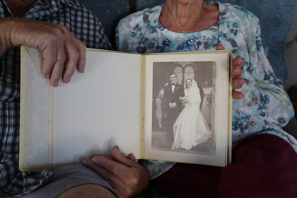 Alan and Margaret's wedding album