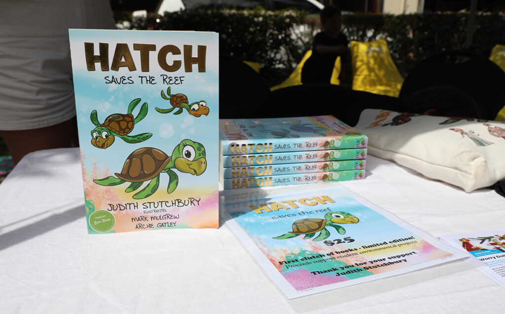 Hatch Saves the Reef book launch at the Bundaberg Regional Art Gallery.