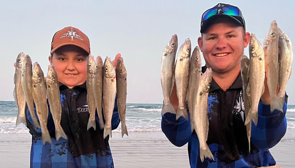 Karda and Dylan managed a great feed of whiting recently