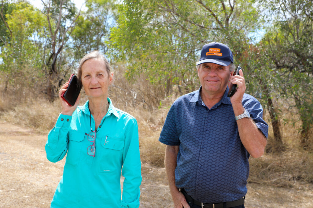 Lifeline farmers Narelle Clem and Ross Blanch