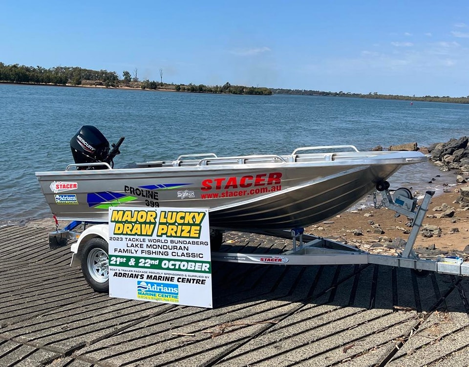 Lake Monduran Family Fishing Classic prize boat