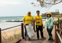 Bundaberg rum staff volunteer milbi festival clean-up