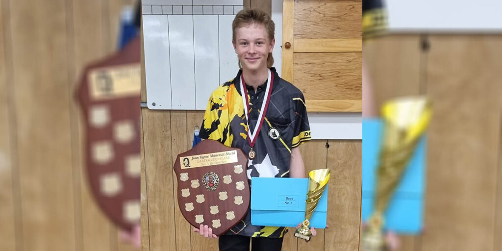 Bullseye for Joshua as he represents Queensland Bundaberg Now