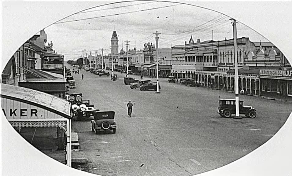 Bourbong street historic photo Bourbong Street heritage