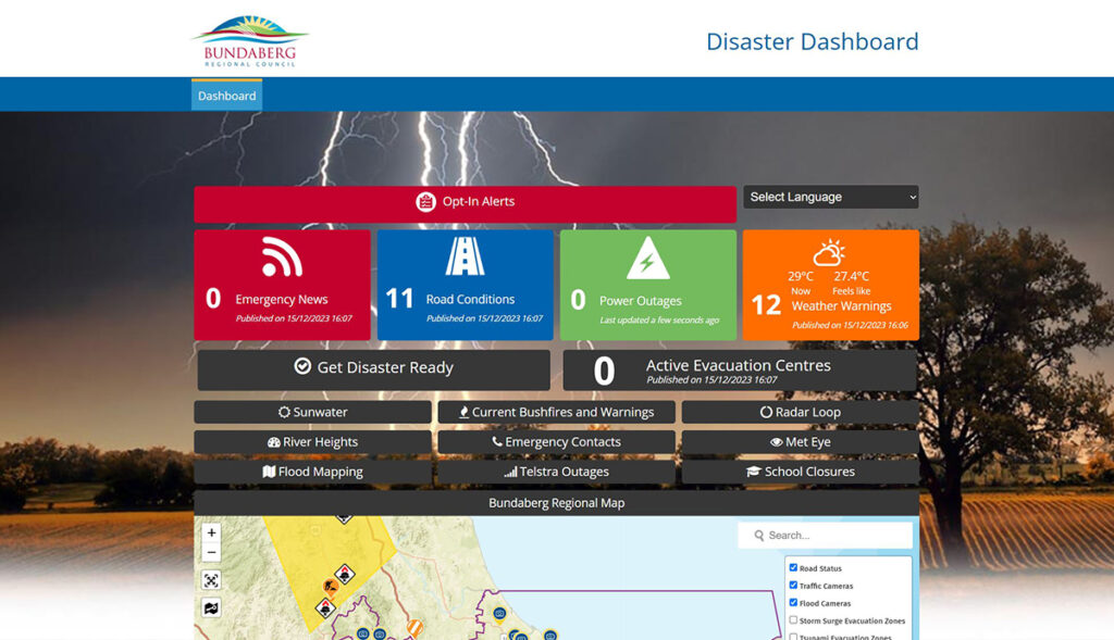Get to know the Disaster Dashboard