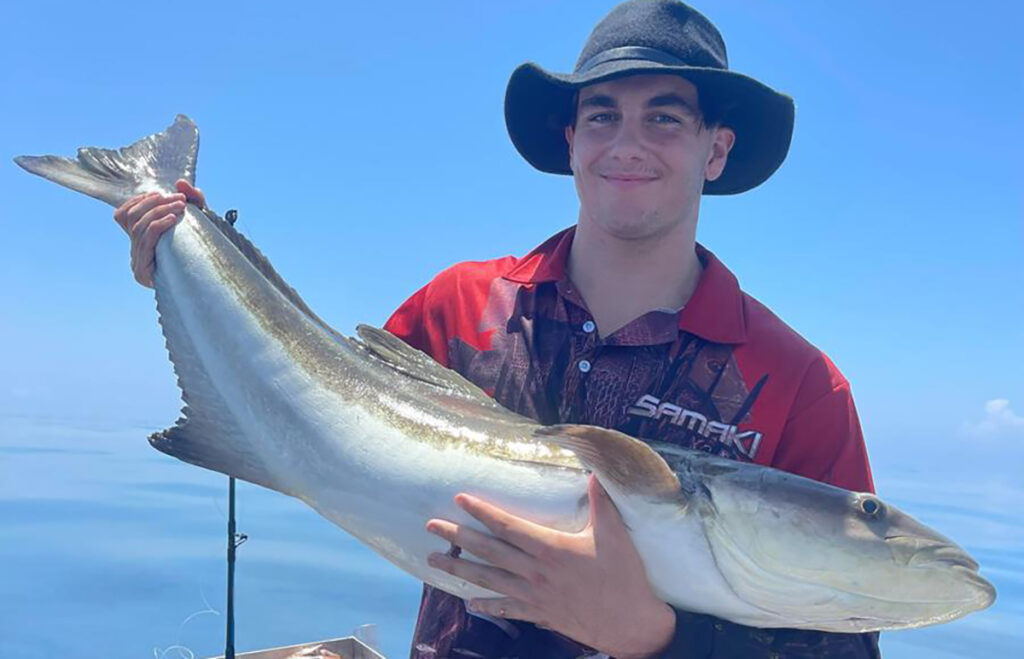 Parkka Groves with a solid cobia