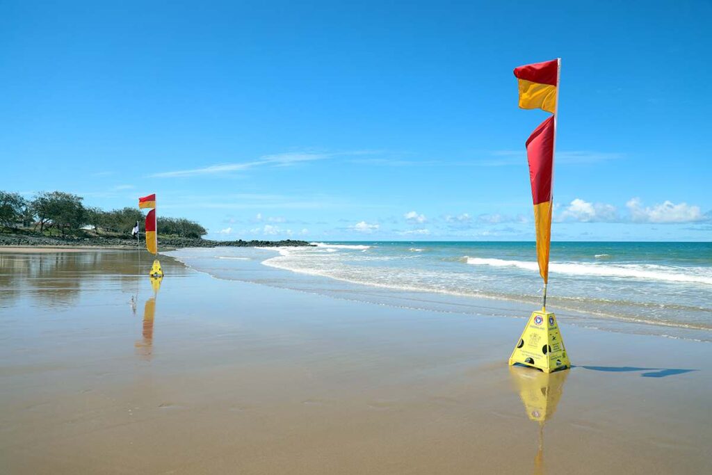 great swimming conditions beach