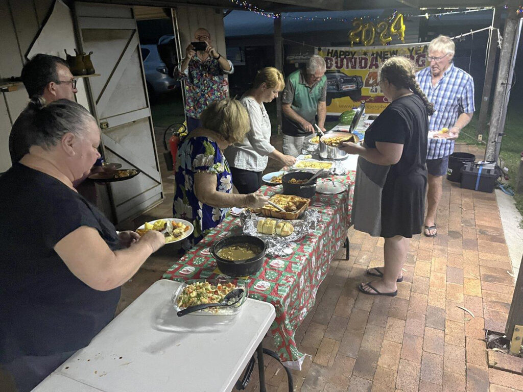 Bundaberg 4WD Club members cooked up a feast on their recent campout. 