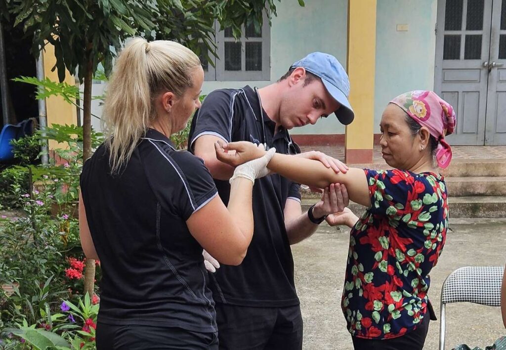 physiotherapy students Vietnam experience