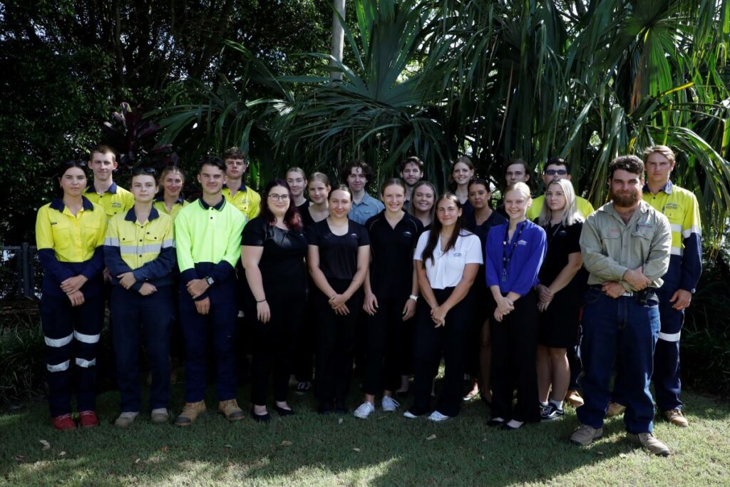 Launching their careers recently with either a traineeship or apprenticeship at Bundaberg Regional Council has been a valuable stepping stone for 24 young people in the region.