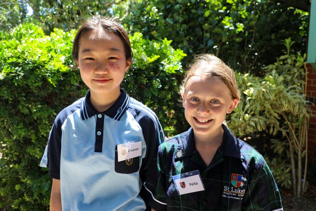 2024 Nanning visits St Lukes School - Eleanor and Peita