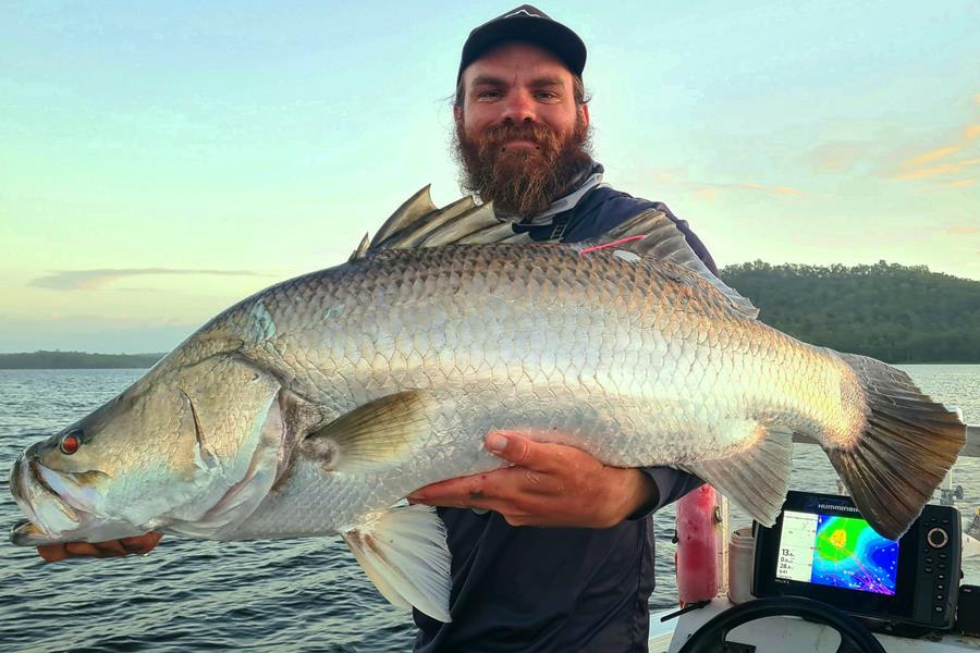 Nelson Philips with another Lake Monduran giant.