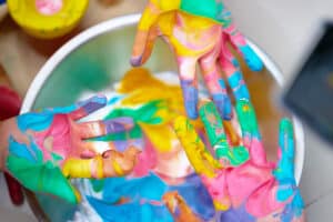 Messy sensory fun for the under 6s