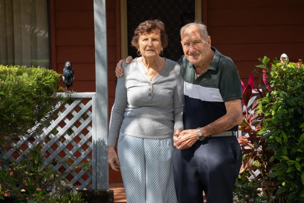 Jim and Betty Cooper 70th wedding anniversary