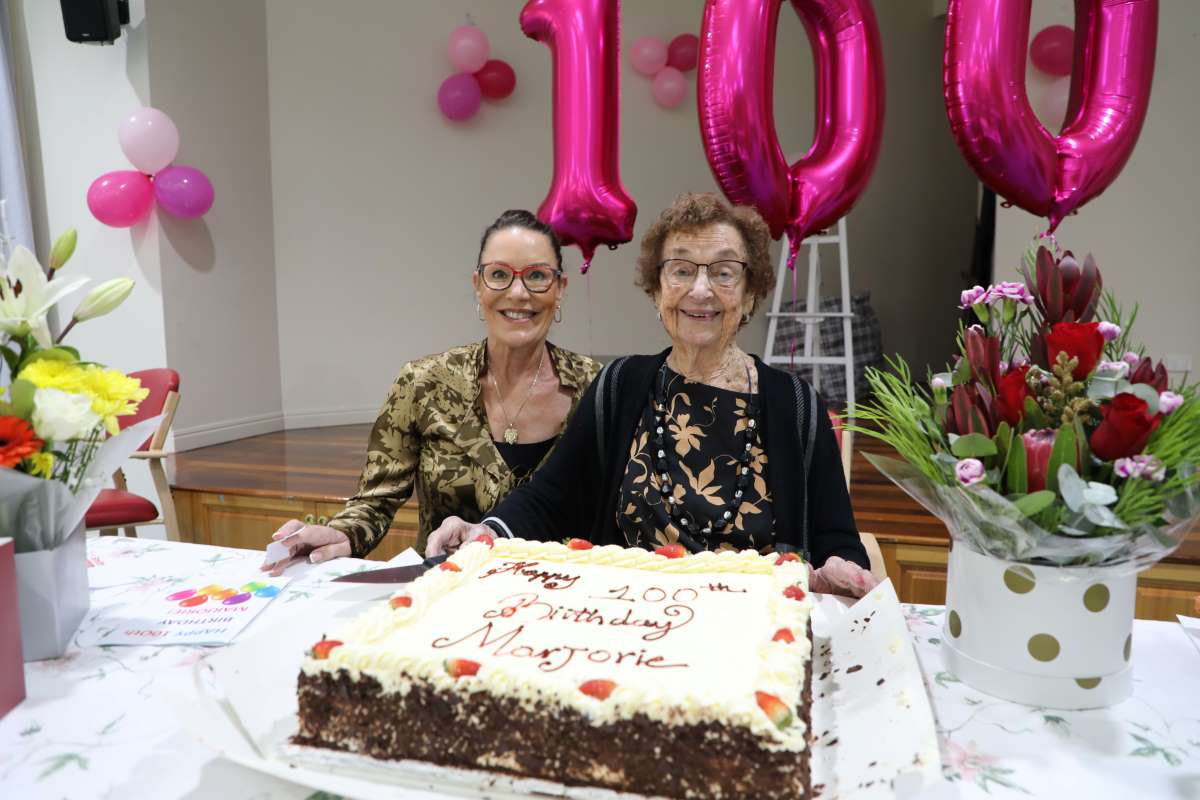 Marjorie 100th birthday