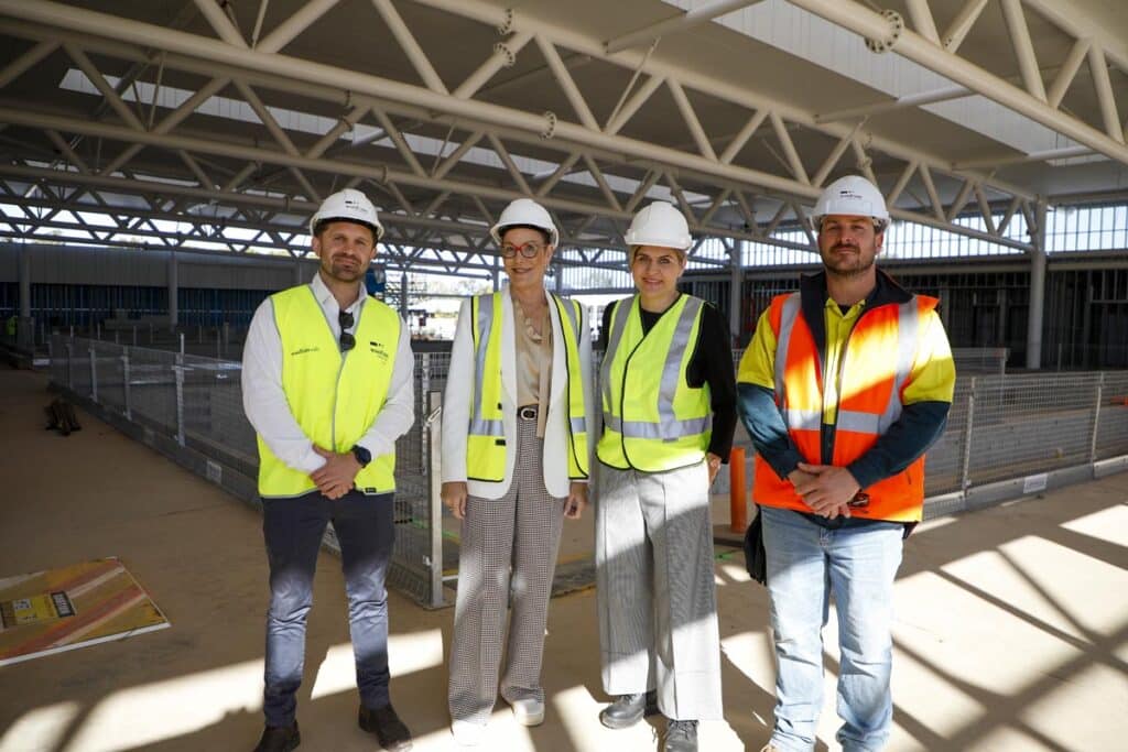 Aquatic Centre construction