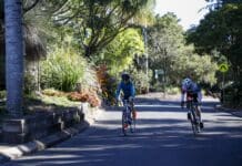 Queensland Road Cycling Championships at the Bundaberg Botanic Gardens.