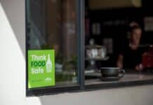 Think food safe sticker