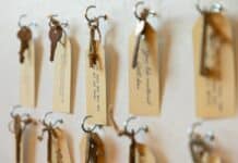 Childers Arts Space key tag installation