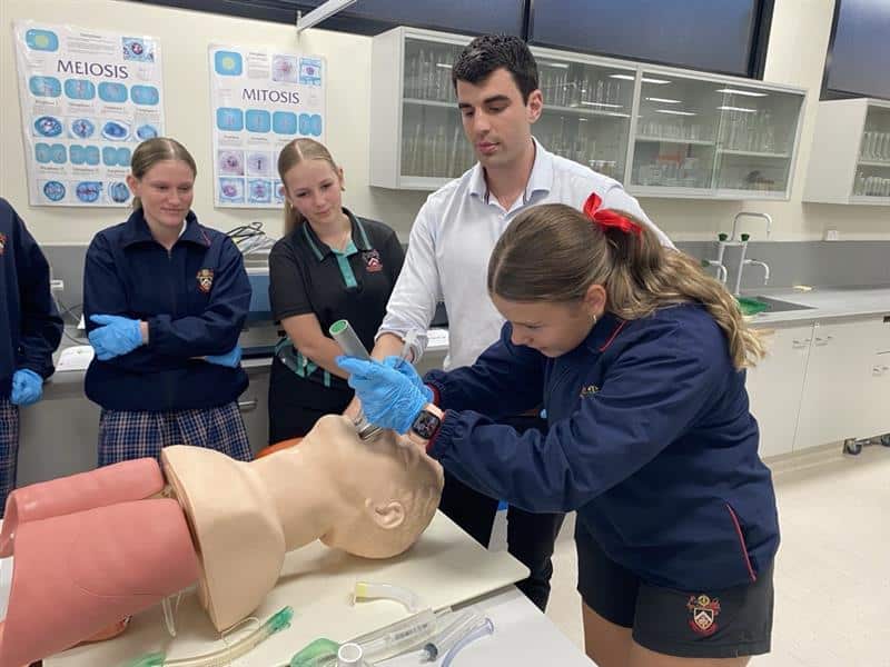 Selected Year 10 students from Bundaberg were treated to a day in the life of a doctor recently, hosted by CQUniversity.