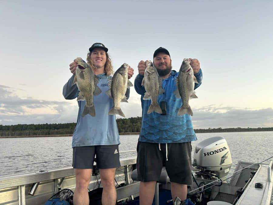 The bass fishing at Lake Gregory has been superb this week with stacks of fish being pulled from the deep.
