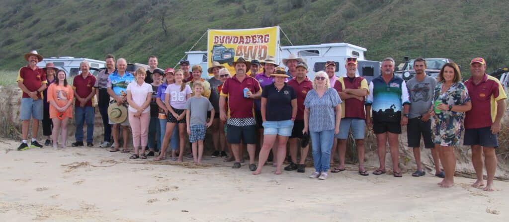 4WD Club annual clean up event at K'Gari