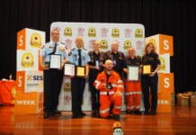 Regional ceremonies are held and Achievement Certificates are presented to SES members who have given a special contribution to the service.