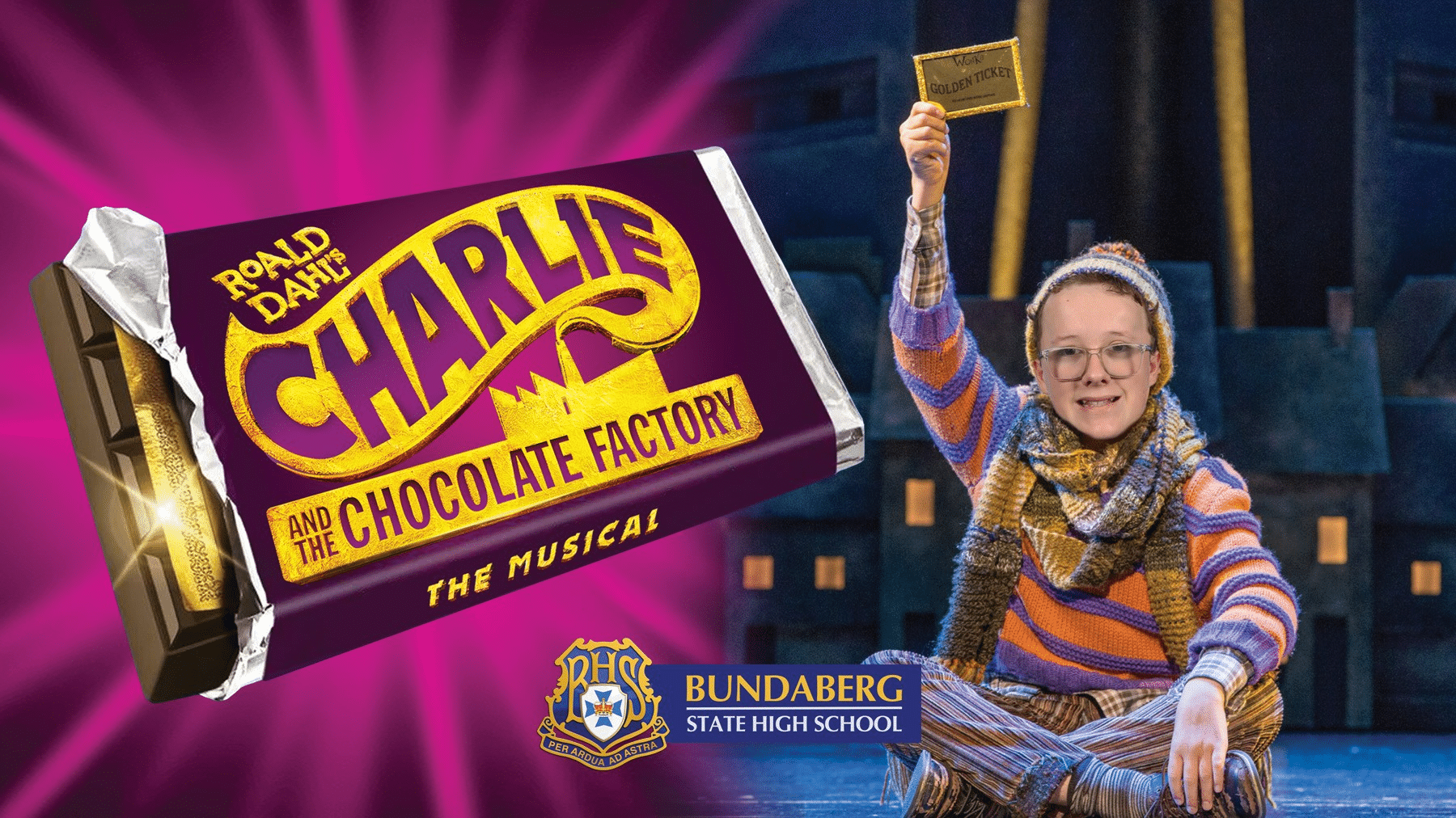 Students from Bundaberg State High School are ready to show off their musical theatre skills with Charlie and the Chocolate Factory.