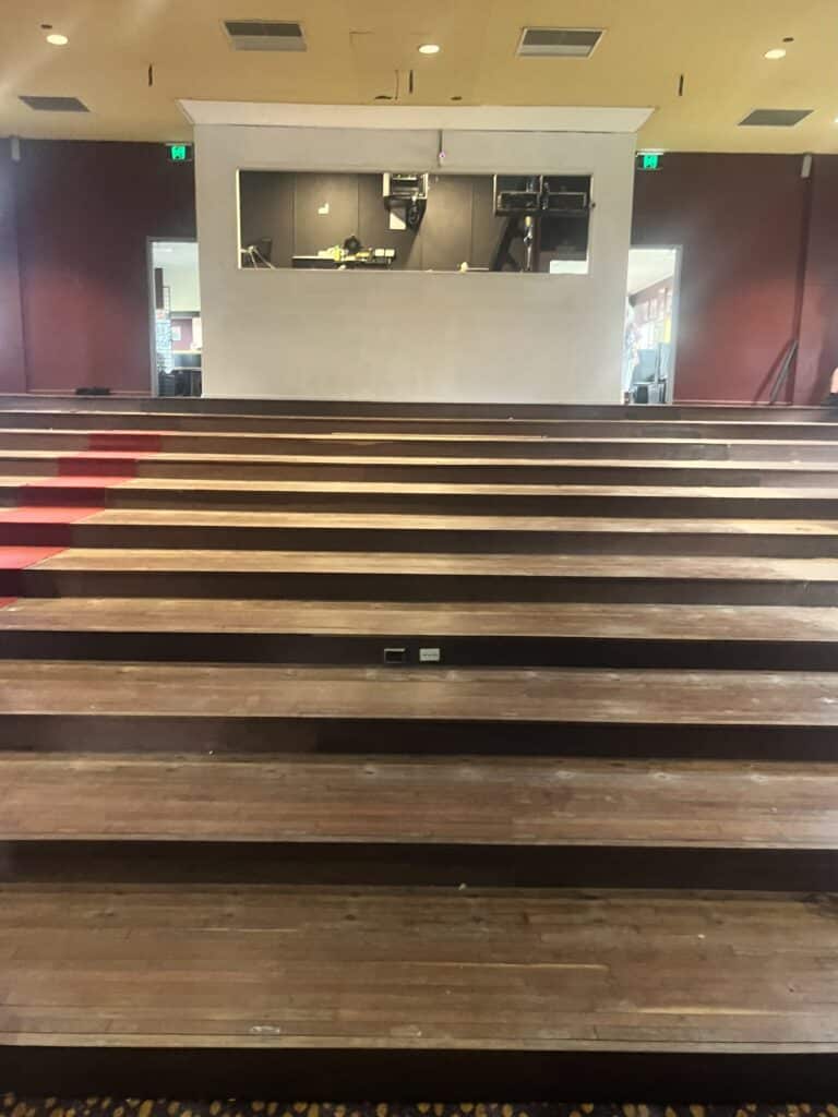 Sunday was a historic day in the Playhouse Theatre’s history, as all the theatre seats were removed ready for the auditorium's refurbishment.